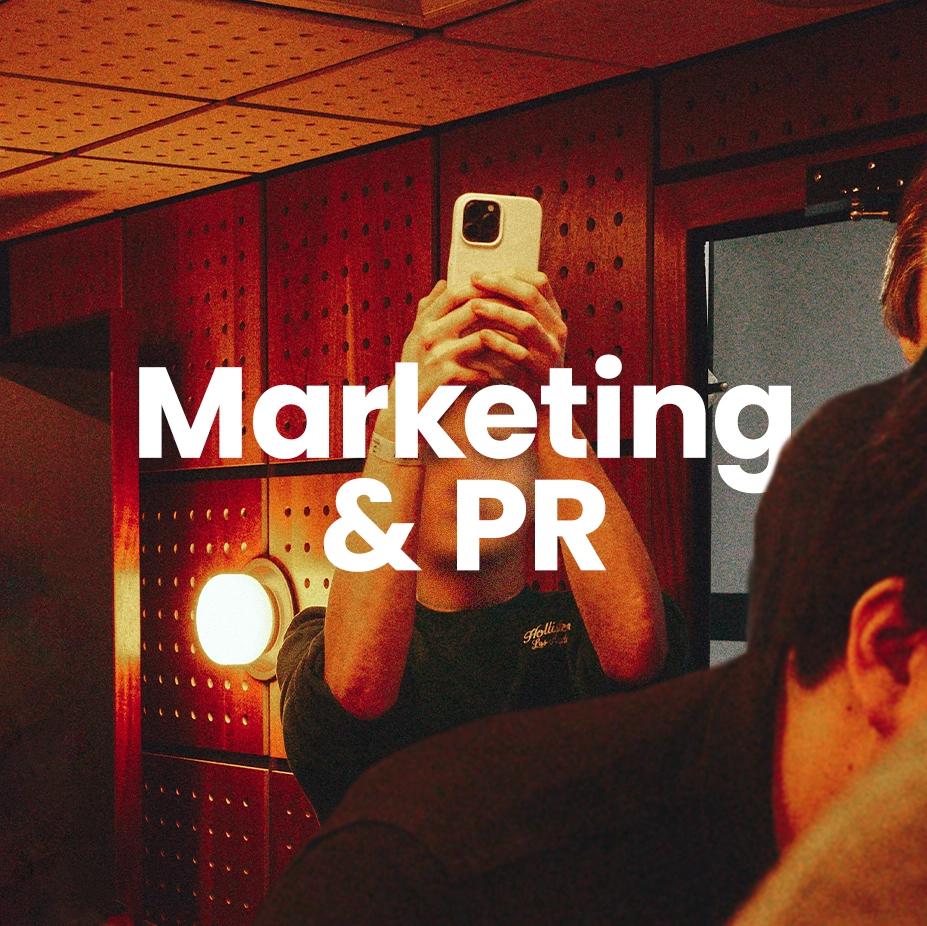 Marketing and PR section image