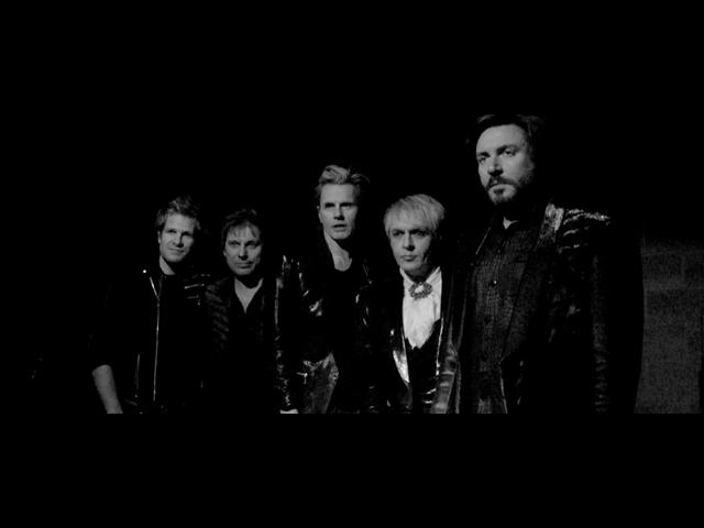 Black and white photograph of Duran Duran