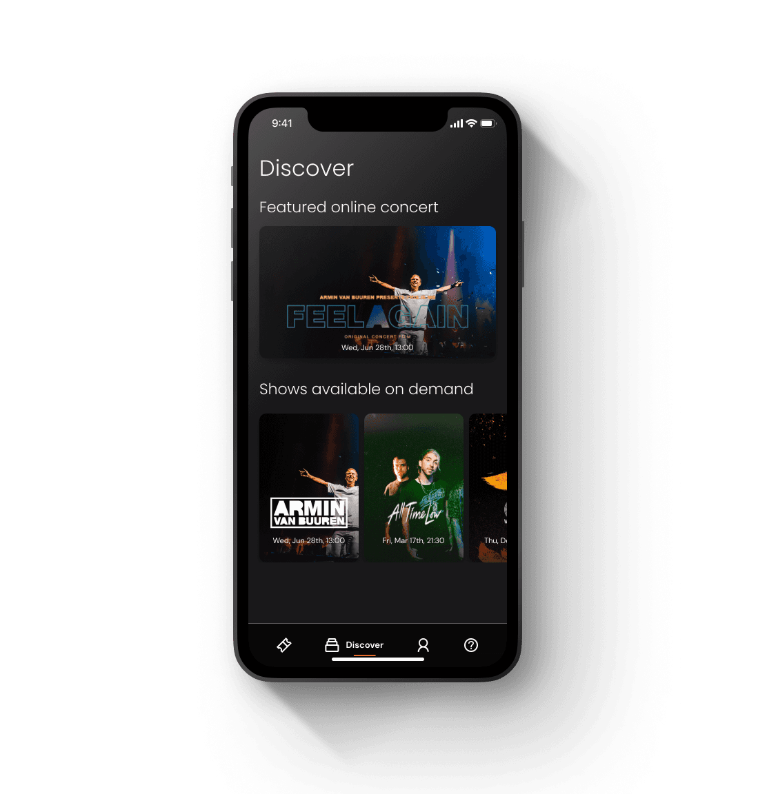 On Air iOS App Screenshot